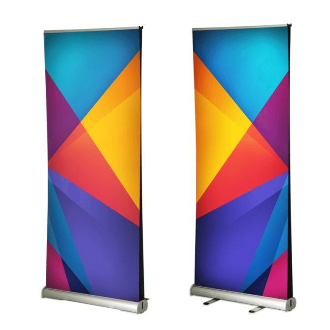 Double Sided Pull Up Banner