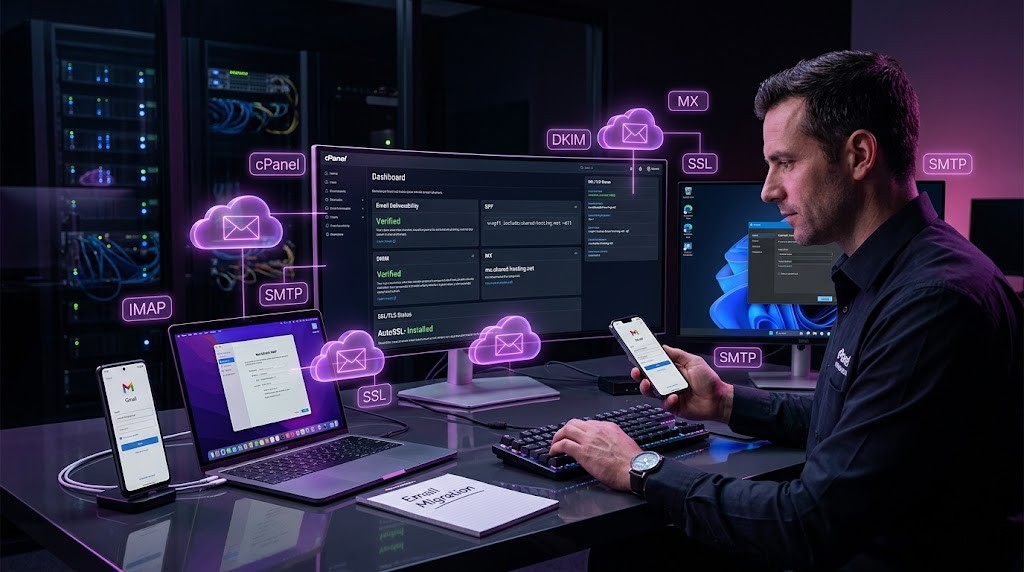 Set Up cPanel Shared Hosting Email on All Devices